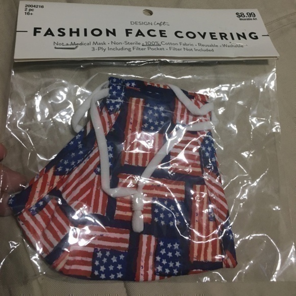 Fashion face mask American Flag